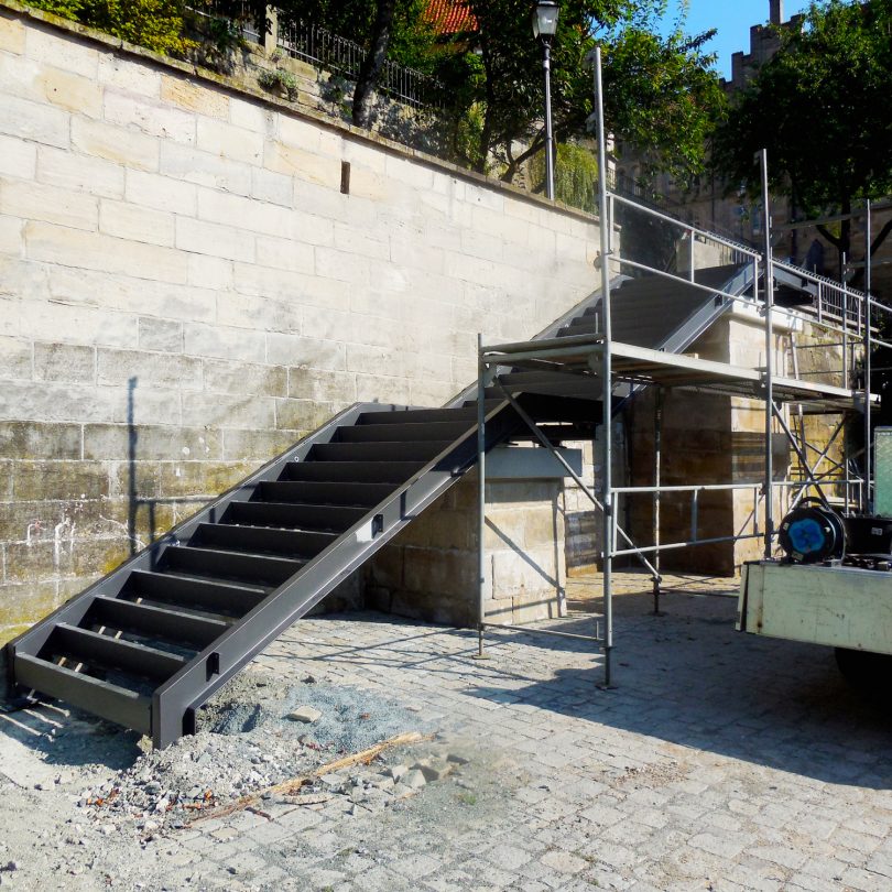 Schlicht + Fischer Ingenieurgesellschaft / Treppe Stadtgraben Kronach